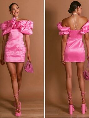 Show Me Your Mumu Puff Sleeve Mini Dress